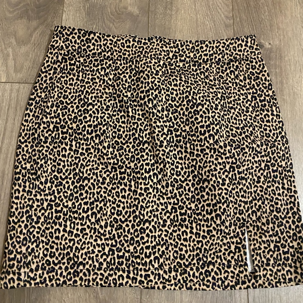 garage skirt with slit
